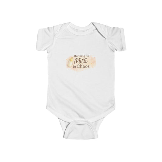"Running on Milk & Chaos" Onesie