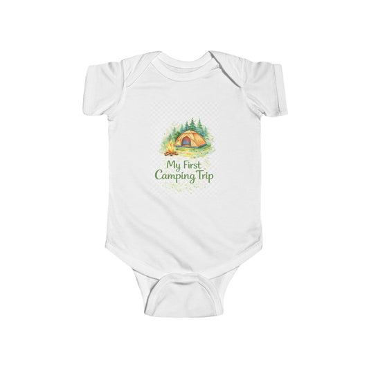 "My First Camping Trip" Onesie