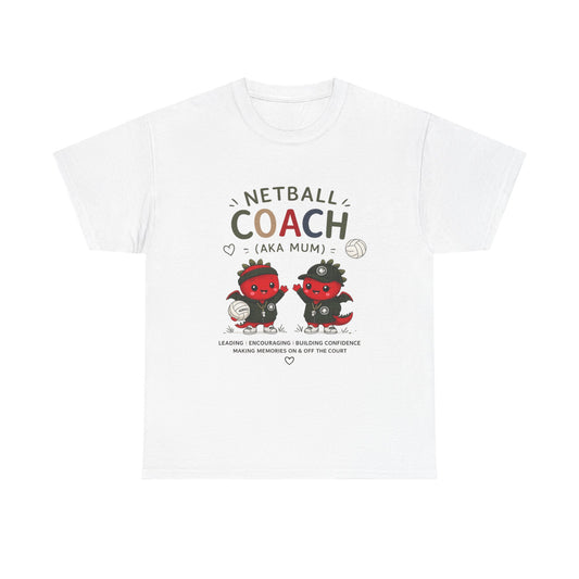"Netball Coach AKA Mum" T-Shirt
