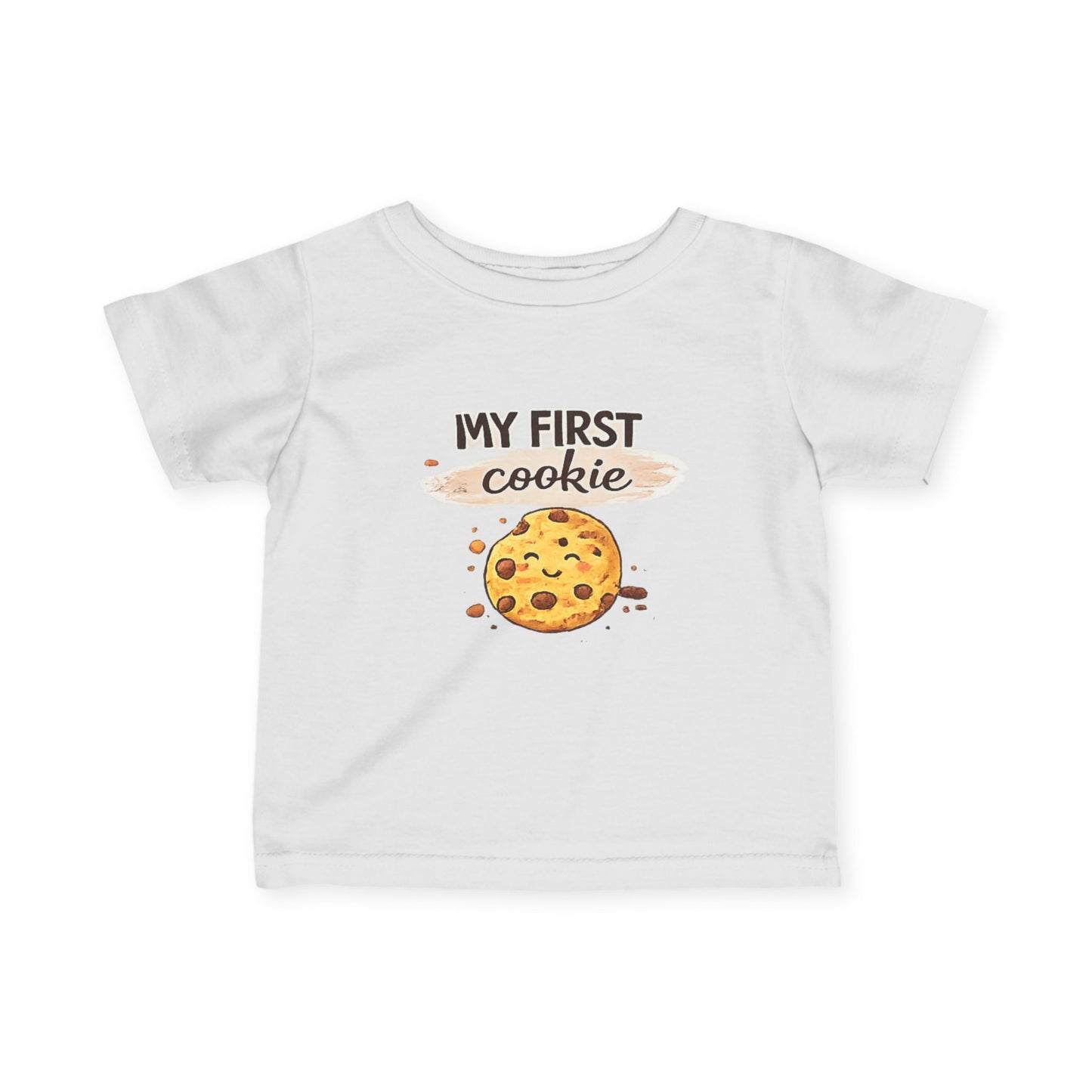 Infant Tee — "My First Cookie" Cute Baby Shirt