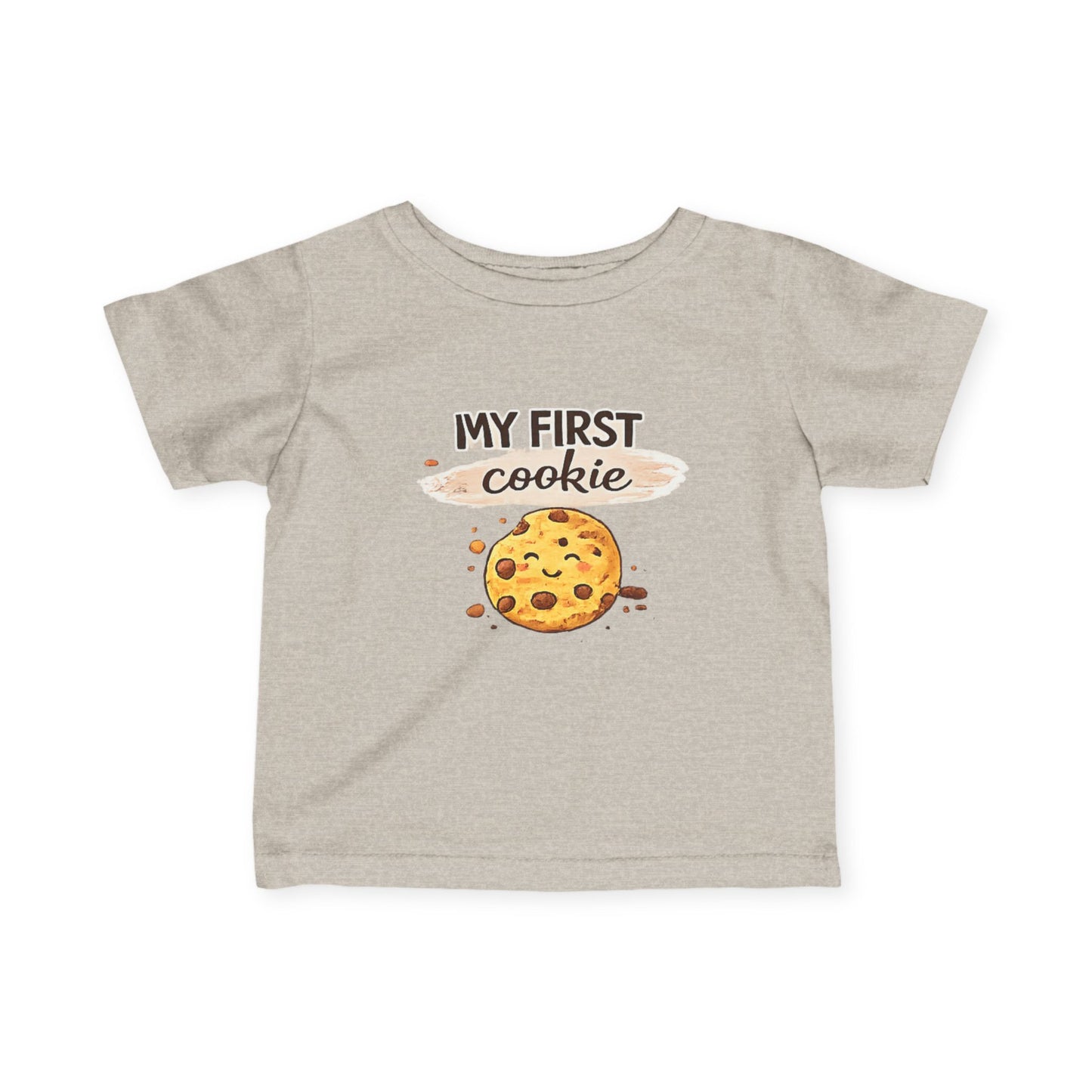 Infant Tee — "My First Cookie" Cute Baby Shirt